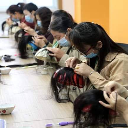 Hair Knotting Process